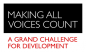 Making All Voices Count (MAVC) logo