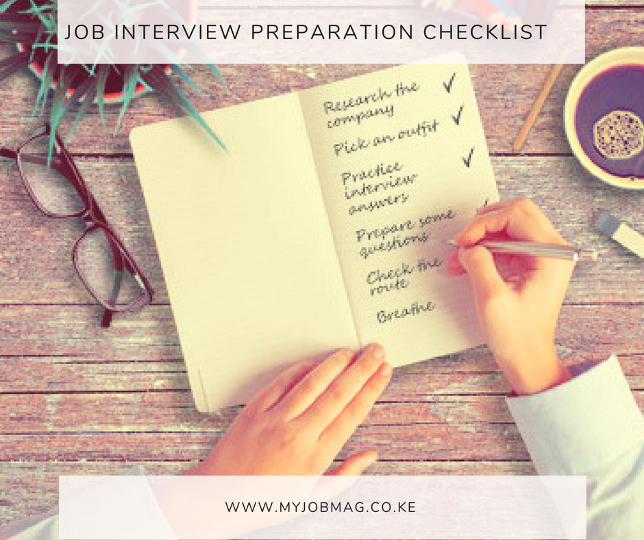 Job Interview Checklist - Never Fail Any Job Interview Again
