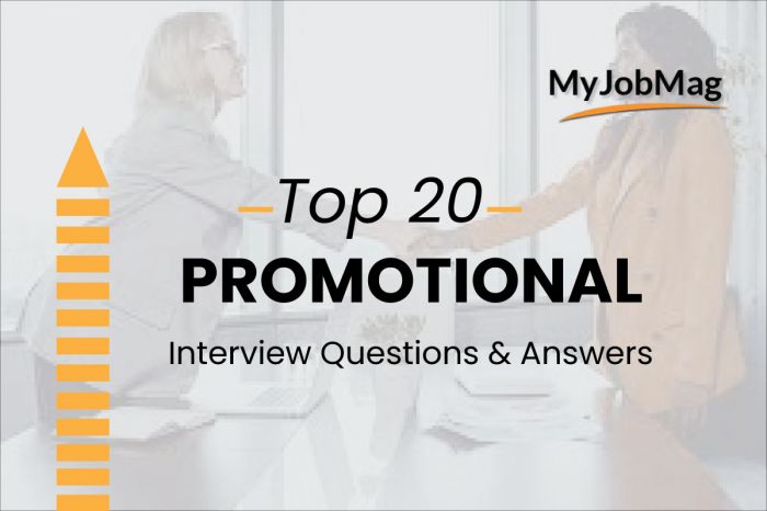 Top 20 Promotional Job Interview Questions and Answers in Kenya