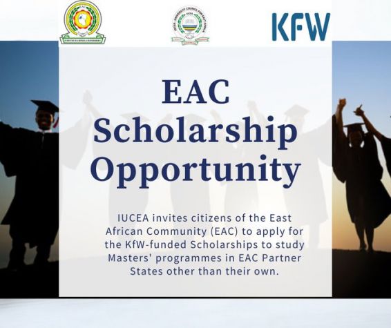 EAC Masters’ Scholarship Opportunity (Cohort 2) – by 22nd October 2020