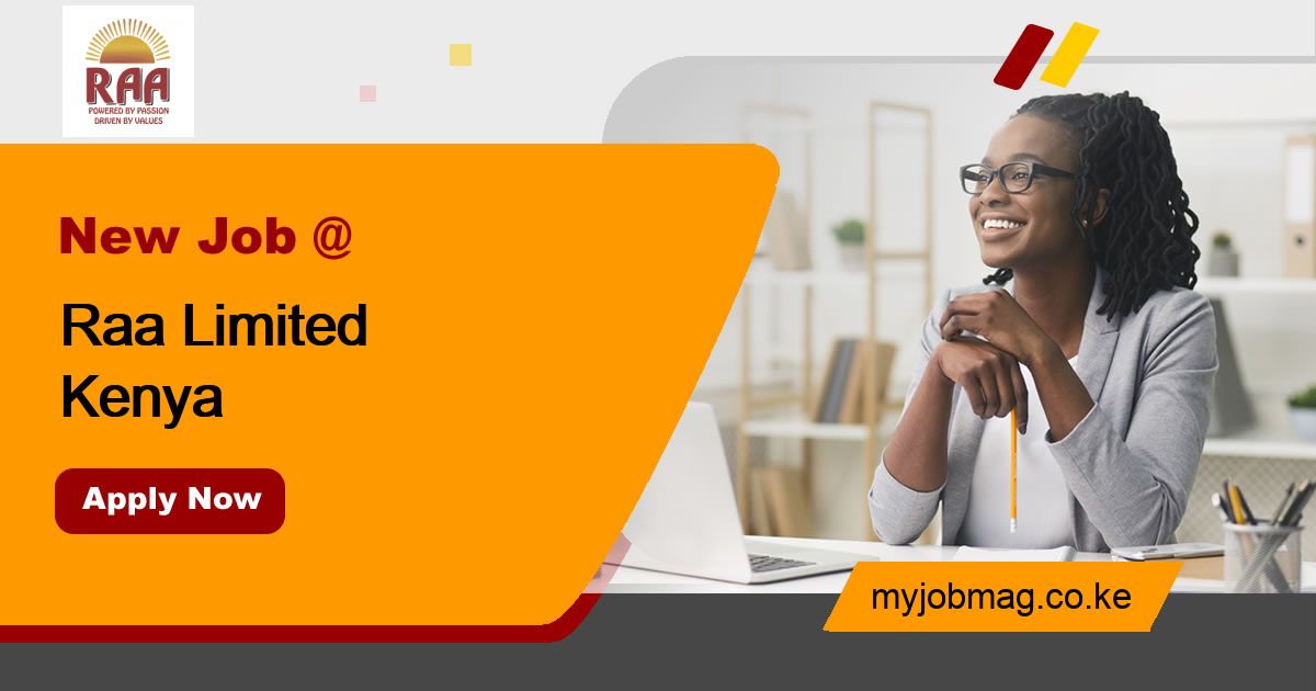 Up Country Sales Rep at Raa Limited Kenya February, 2020