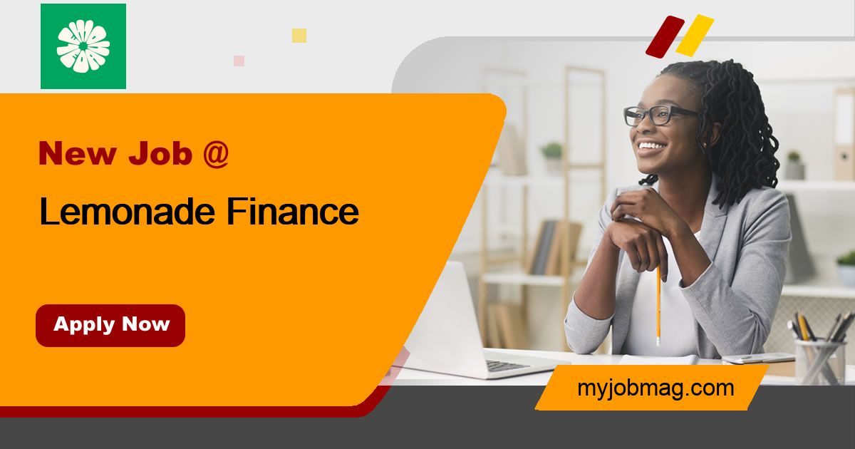 Jobs at Lemonade Finance MyJobMag