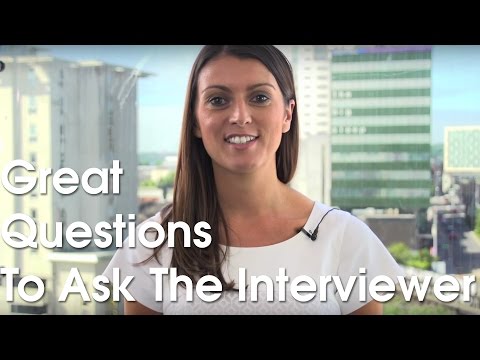 Great Questions to Ask the Interviewer