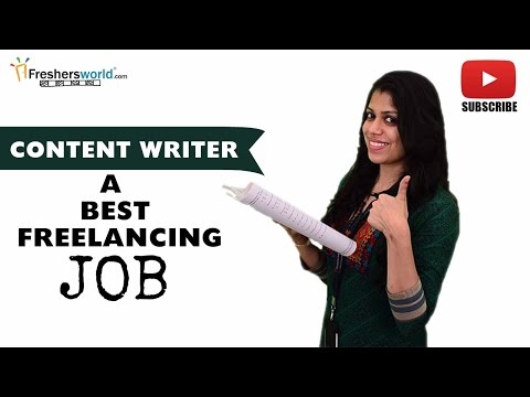 Job Roles for Content Writer